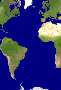 Atlantischer Ozean Satellit 2720x4000